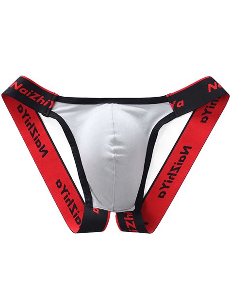 Wodstyle Mens Jockstrap Breathable Underwear Backless Briefs Underpants Thong Panties Hot