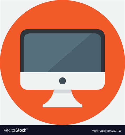 Computer Icon Royalty Free Vector Image Vectorstock