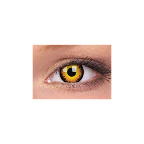Orange Werewolf Orange Eye Makeup Contact Lenses Tips Contact