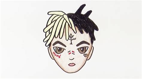 How To Draw Xxxtentacion Cute And Easy