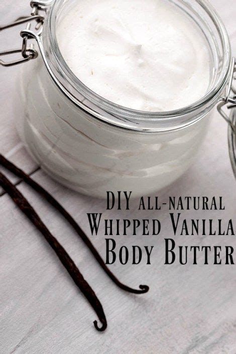 Diy All Natural Whipped Vanilla Body Butter Recipe Vanilla Body