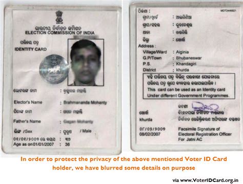 Election Commission Of India Identity Card A Complete Description