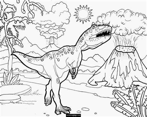 Jurassic World Dinosaur Coloring Pages At Free