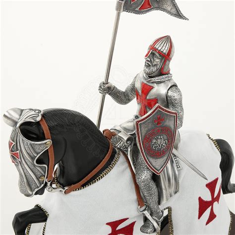 Figure of a mounted Templar Knight | Outfit4Events