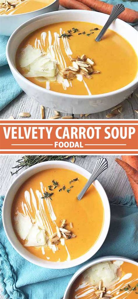 Season well and serve with a swirl of cream. The Best Recipe for Velvety Pureed Carrot Soup | Foodal