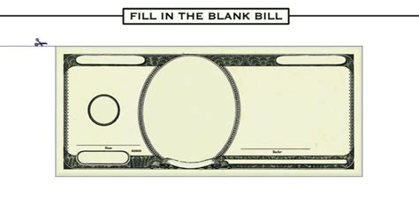 The Hollywood Gossip 5 Dollar Bill Template