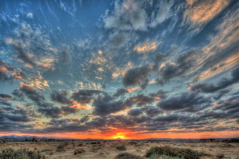 Desert Sunset 3 Пустынный закат 3 3 Shots Hdr With Brack Flickr