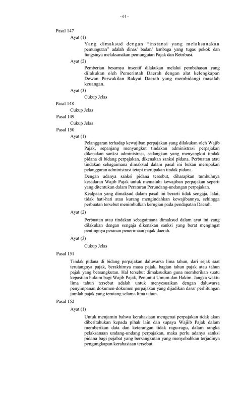 Pasal 146 Ayat (2) Ayat