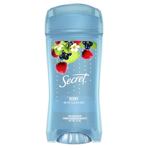 Secret Fresh Antiperspirant Deodorant Clear Gel Berry 26 Oz