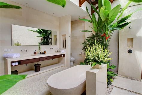 Tropical Bali Style Bathroom For A New Experience Nyamanvillasbali