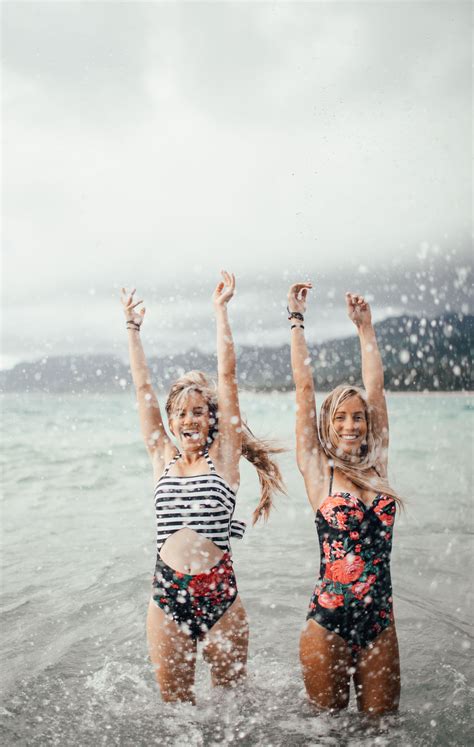 {left the cabana suit right the antigua maillot} on these sweet friends hbgoodie