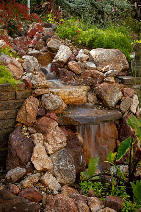 Saratoga Pondless Waterfall Stream Landscaping Contrator Pond Magic