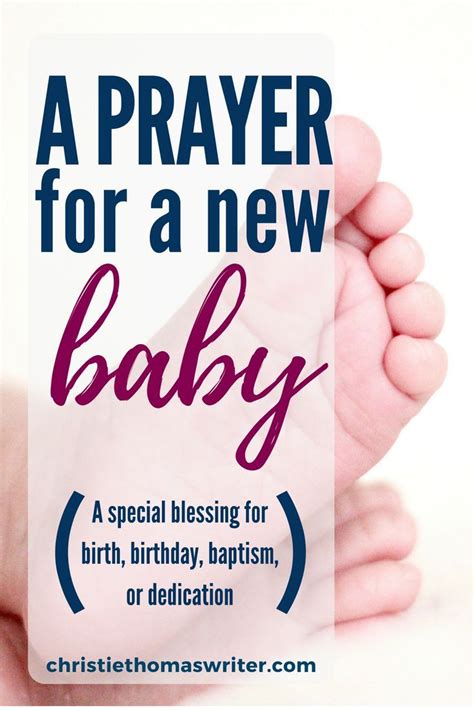 A Blessing For A New Baby Prayer For Baby New Baby Products Prayer