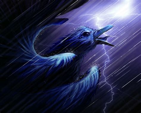 My Version Of Magic Art Part 11 Storm Crow By Request Magictcg