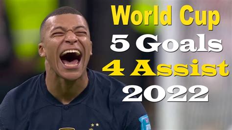 kylian mbappé all 9 world cup goals and assists english commentary hd youtube