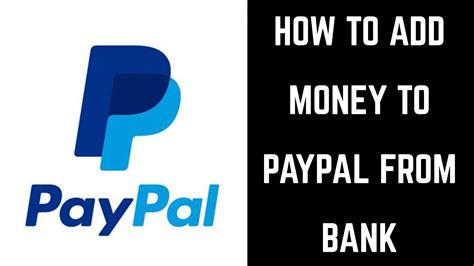 Paypal can be used without a credit card or bank account. How to Add Money to PayPal from Bank Account - YouTube