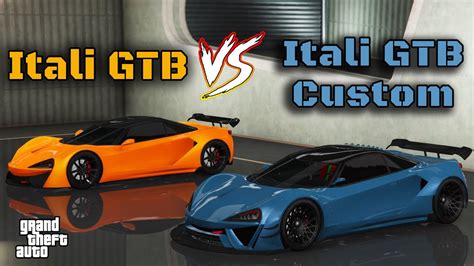 Itali Gtb Vs Itali Gtb Custom Bennys Car Car Battle Gta Online