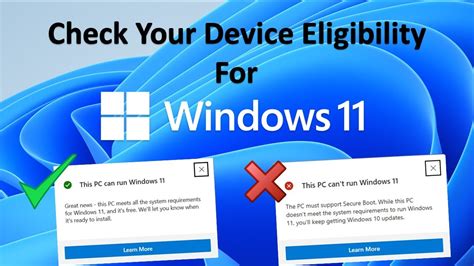 How To Check My Pc Eligible For Windows 11 Youtube