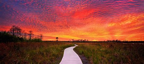 Beautiful Sunset Over Jupiter Florida Panoramic Justin Kelefas Fine