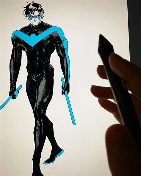 Jorge Jiménez On Twitter Im Drawing A Lot Of Nightwing Lately But