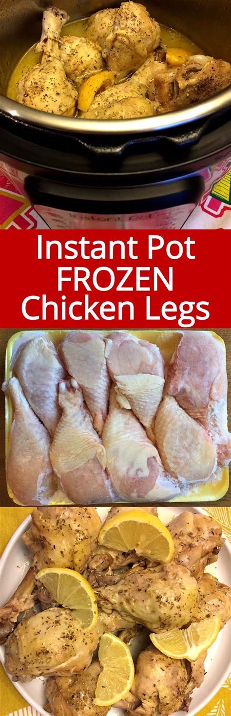 If you are cooking more than one, make sure they are separated to achieve an even cook through. Instant Pot Frozen Chicken Legs With Lemon And Garlic ...