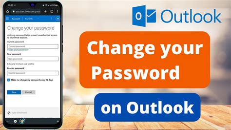 How To Change Outlook Password 2021 Youtube