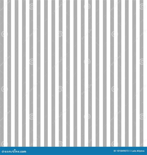Seamless Vertical Stripe Pattern With White And Grey Colors Vector