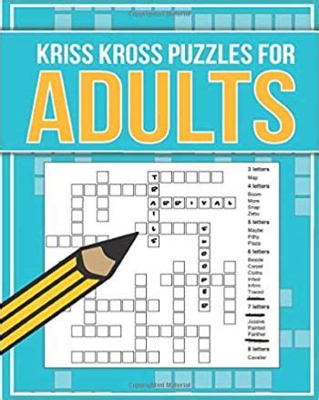 Kriss Kross Puzzles For Adults Fantastic Kriss Kross Word Puzzles