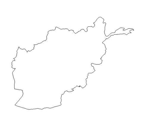 Free Blank Outline Map Of Afghanistan Clipart Best Clipart Best