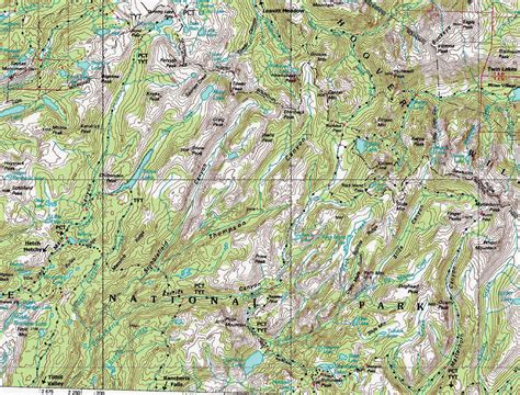 Map Bensen Lake To Backpacking To Virginia Canyon In Yosemite