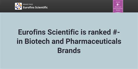 Eurofins Scientific Nps And Customer Reviews Comparably