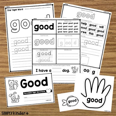 Good Sight Word Activities Simply Kinder Plus