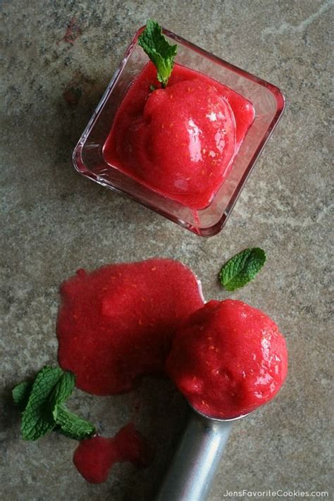 Raspberry Sorbet Raspberry Sorbet Berry Sorbet Recipe Berry Sorbet
