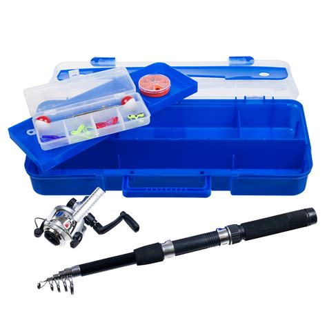 Gone Fishing Gone Fishing Telescopic Rod Set With Tackle Box Fitness