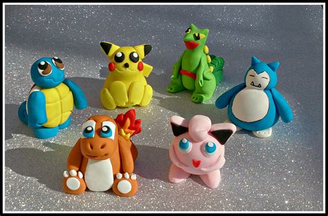 Pokemon Fondant Cake Toppers Made By Helen Come And Visit My Page