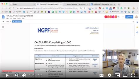 Ngpf case study budgeting case study summary description: TEACHER TIP (updated!) - CALCULATE: Completing a 1040 - Blog