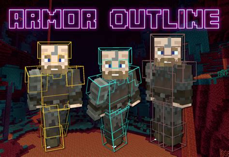 Armor Outline Skin Revealing Armor Minecraft Texture Pack