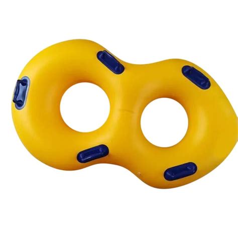 Creative 120x60cm Inflatable Swimming Ring Pool Floating Ring With Handrail For Summer Beach