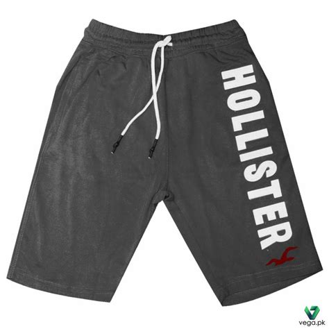 Hollister Terry Shorts Charcoal White Vegapk