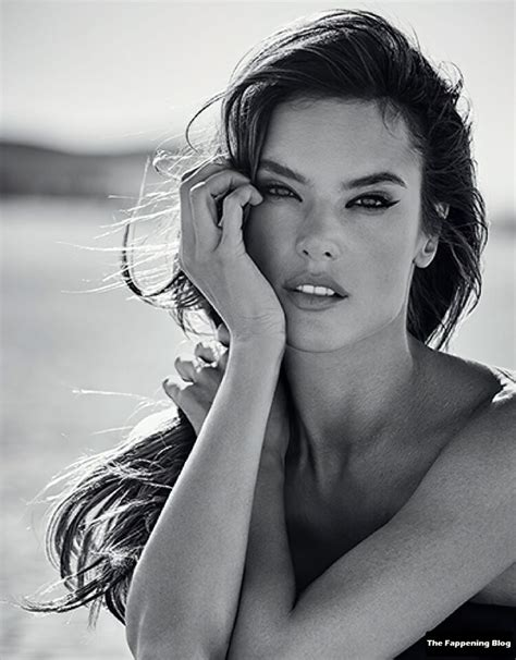 Alessandra Ambrosio Displays Her Nude Breasts As She Poses Topless For