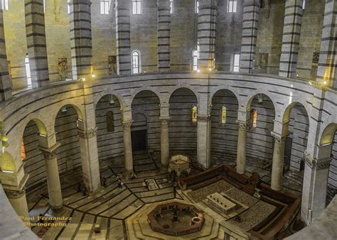 Panorama Of The Baptistery Interior Pisa Italy Details B Flickr