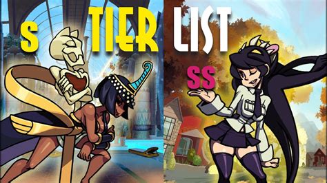 Veamos El Tier List Oficial De Skullgirls Mobile P Eliza Filia