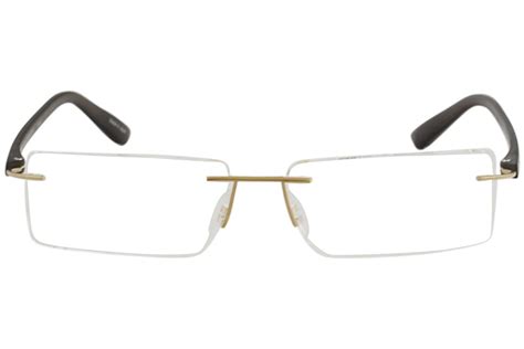porsche design men s eyeglasses p 8205 p8205 s2 rimless optical frame