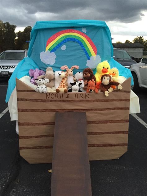 Our Trunk And Treat Theme Noahs Ark Trunk Or Treat Truck Or Treat