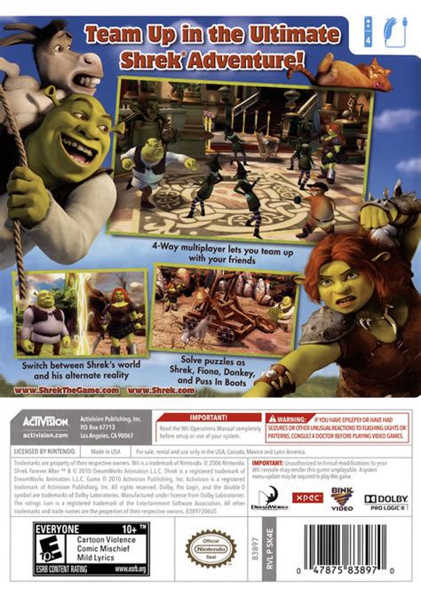 Dreamworks Shrek Forever After Box Shot For Playstation 3 Gamefaqs