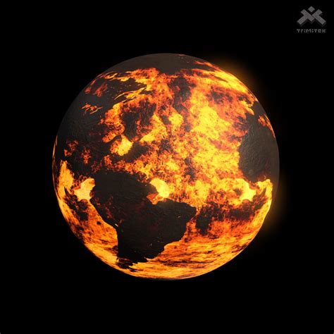 3d Model Scorched Earth 8k Pbr Vr Ar Low Poly Animated Cgtrader