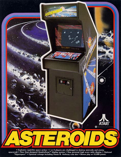 Asteroids Arcade Game For Sale Vintage Arcade Superstore