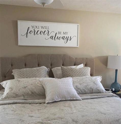 You Will Forever Be My Always Bedroom Wall Decor Bedroom Wall Decor Above Bed Master Bedroom