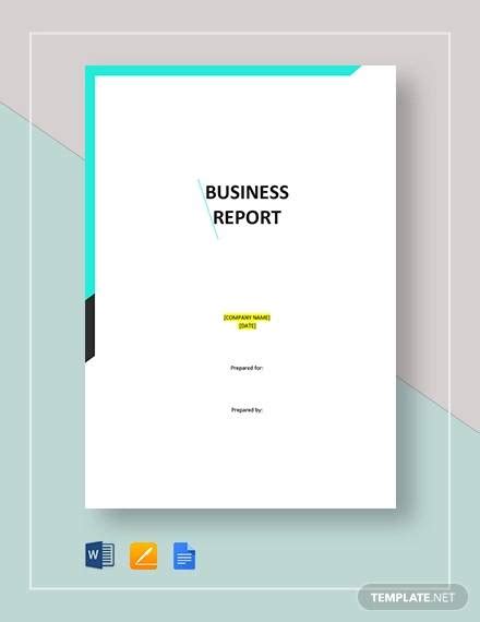 Free 21 Business Report Writing Samples And Templates In Pdf Ms Word