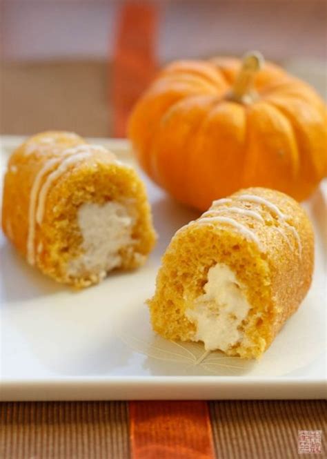 Pumpkin Twinkies For Halloween Dessert First Food Pumpkin Recipes